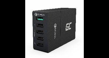 Oplader 5xUSB Quick Charge 3.0
