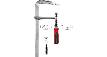 Bessey Lijmtang Klapgreep GZ-KG 600/120 - GZ60-12KG