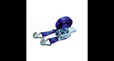 Little Jumbo 25mm x 5m Spanband J-haak met ratel blauw - 1825450501
