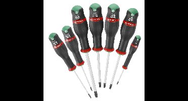 Facom Set van 7 schroevendraaiers Torx en resistorx - ATXR.J7PB