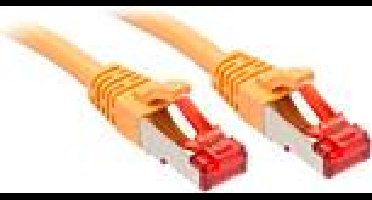 LINDY 47762 RJ45 Netwerkkabel, patchkabel CAT 6 S/FTP 1.00 m Geel Afgeschermd 1 stuk(s)