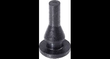 PB Fastener 1283-01 Snap-in buffer Zwart (Ø x h) 8 mm x 14.7 mm 1 stuk(s)