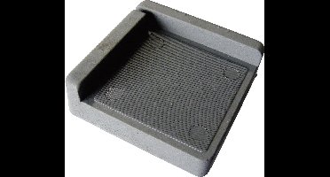 PB Fastener 121845 Dempingshoek Grijs (l x b x h) 75 x 75 x 25 mm 1 stuk(s)