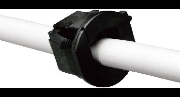 PB Fastener H-1861 Trekontlasting Klem-Ø (max.) 10.4 mm Plaatdikte (max.) 4 mm Polyamide Zwart 1 stuk(s)