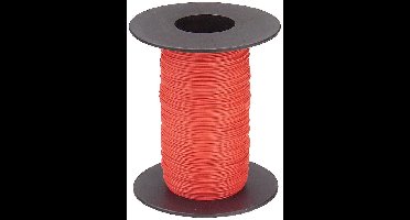 Donau Elektronik 110-0-100 Draad 1 x 0.04 mm² Rood 100 m