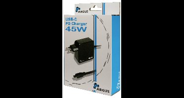 Inter-Tech PD-2045 USB-oplader 45 W USB PD 3.0 Zwart Binnen USB Power Delivery (USB-PD)