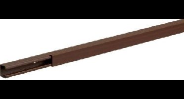 Hager LF1501508014 Kabelgoot Kabelgoot voor elektrische installaties (l x b x h) 2000 x 15 x 15 mm Bruin 1 stuk(s)
