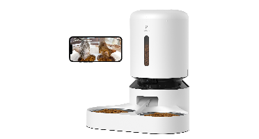 Petlibro Granary Camera Dual Food Tray White Voedsel Dispenser