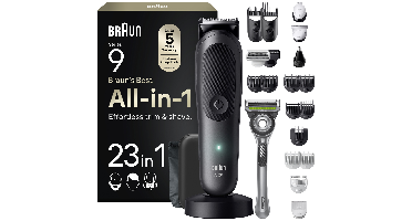 Braun Aio9560 Multigroomer Zwart