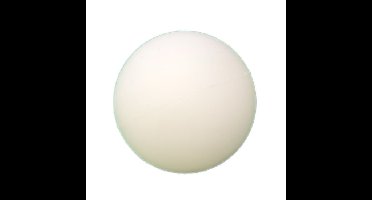 Rubber Bal - �25mm - Natuur Rubber - 50 Shore A - Wit - Inwendige bal 9mm