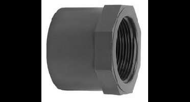 Druk PVC lijmring - 50mm x 3/4 - 16 bar