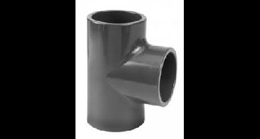 Druk PVC t-stuk 90gr - 20mm - 16 bar
