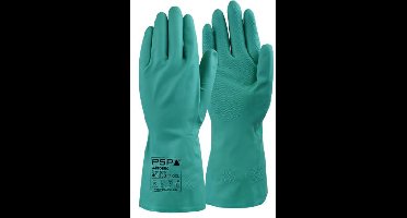 Werkhandschoenen Nitrile groen Allround - Groen - Maat 9/L