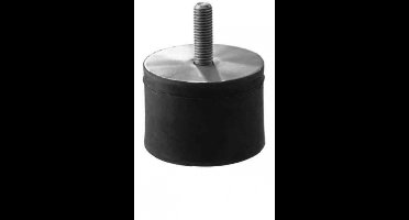 Cilindrische Trillingsdemper Type D 25 x 25 - 55 Shore M6x18
