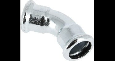 Bonfix Pressfitting staalverzinkt CV Bocht 45� 18 x 18 - 2 x press - (m-profiel)