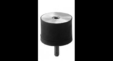 Cilindrische Trillingsdemper Type B 100 x 75 - 55 Shore M16x45/M16i