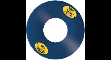 Flenspakking - DN600 - PN25 - NBR / STAAL- 610x731x7