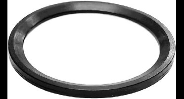 Profielring - DIN 3869 - M26/M27 - 23,9x29,2 - G 3/4 A - NBR - Zwart