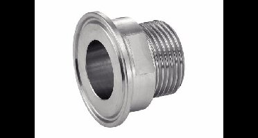 Triclamp koppeling - DIN 32676 - Inschroef Ferrule - 50,5mm x 1" x 3/8" buitendraad