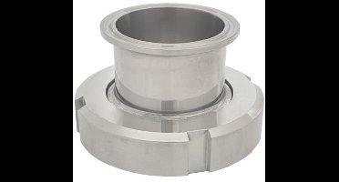 Adapter DIN11851 Puntstuk/Wartel DN80 - TriClamp DIN32676 - Flens 106mm