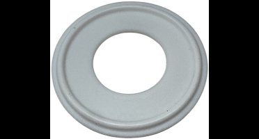 Triclamp pakking - (ISO) DN15 - PTFE - Wit