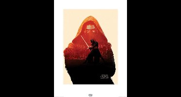 Kunstdruk Star Wars - Episode VII Kylo Ren Tri 60x80cm