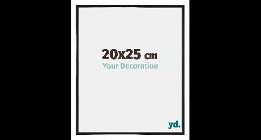 Fotolijst 20x25 cm - Zwart Mat - Kunststof - Annecy