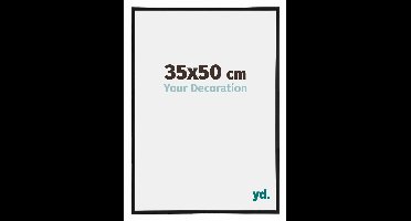 Fotolijst 35x50 cm - Zwart Mat - Kunststof - Annecy