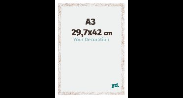 Fotolijst A3 - 29,7x42 cm - White Wash - MDF - Catania
