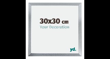 Fotolijst 30x30 cm - Zilver Glans - MDF - Catania