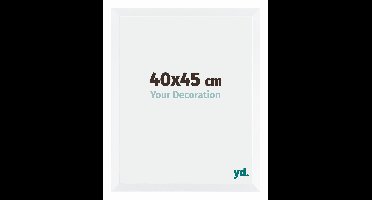 Fotolijst 40x45 cm - Wit Mat - MDF - Catania