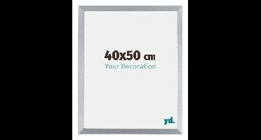 Fotolijst 40x50 cm - Zilver Glans - MDF - Catania