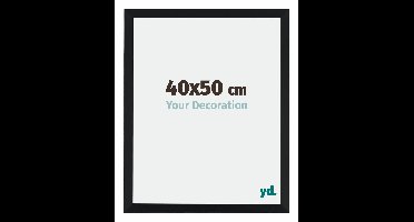 Fotolijst 40x50 cm - Zwart Mat - MDF - Catania