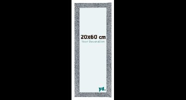 Fotolijst 20x60 cm - Aluminium - Geborsteld - MDF - Como