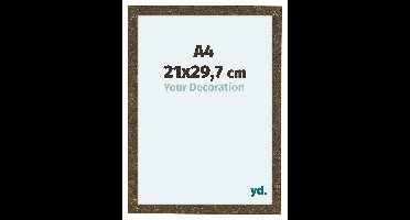 Fotolijst A4 - 21x29,7 cm - Goud Antiek - MDF - Como