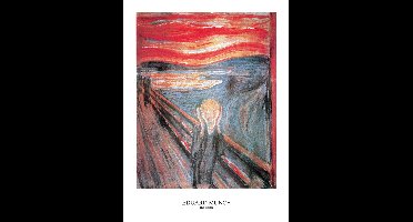 Kunstdruk Edvard Munch - The Scream 60x80cm