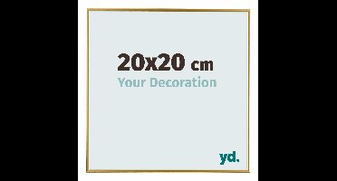 Fotolijst 20x20 cm - Goud - Kunststof - Evry