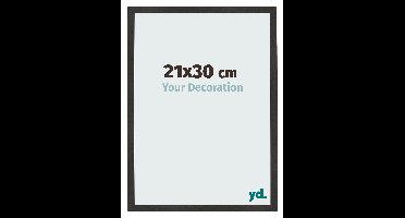 Fotolijst 21x30 cm - Zwart Mat - MDF - Bologna