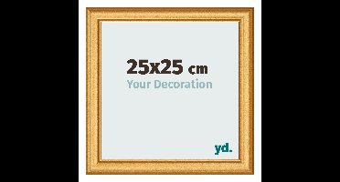 Fotolijst 25x25 cm - Goud Mat - MDF - Lazio