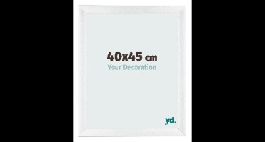 Fotolijst 40x45 cm - Wit Hoogglans - MDF - Pisa