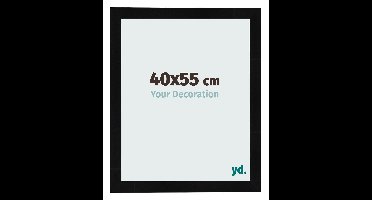 Fotolijst 40x55 cm - Zwart Hoogglans - MDF - Pisa