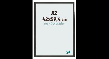 Fotolijst A2 - 42x59,4 cm - Antraciet - MDF - Bologna