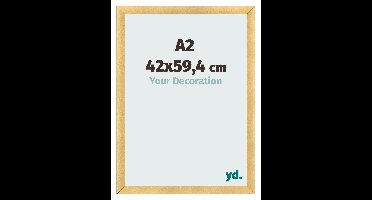 Fotolijst A2 - 42x59,4 cm - Goud Mat - MDF - Pisa