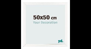 Fotolijst 50x50 cm - Wit Hoogglans - MDF - Bologna