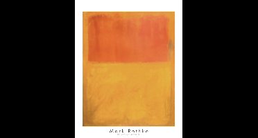 Kunstdruk Mark Rothko - Orange and Tan - 1954 71x91cm