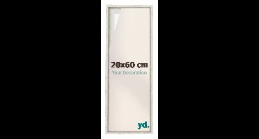 Baklijst voor Canvas 20x60 cm - White Wash - MDF - Lyon