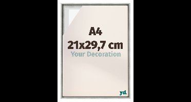 Baklijst voor Canvas 21x29,7 cm - Zilver Mat - MDF - Lyon