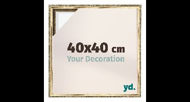 Baklijst voor Canvas 40x40 cm - Goud Antiek - MDF - Lyon