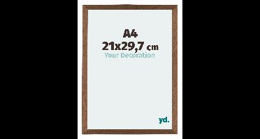 Fotolijst A4 - 21x29,7 cm - Koper Decor - MDF - Mura