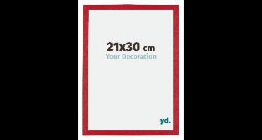 Fotolijst 21x30 cm - Rood - MDF - Mura